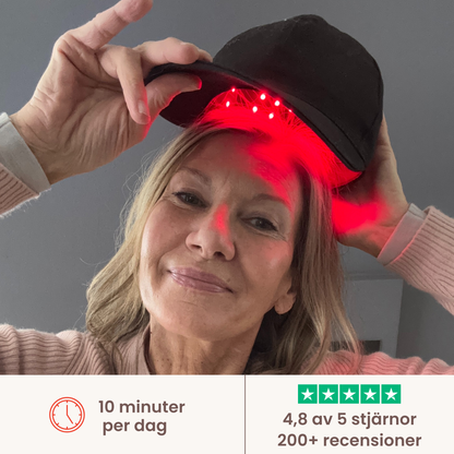 Rødljus-Kepsen® | Laserterapi til hårbund og vækst⁠