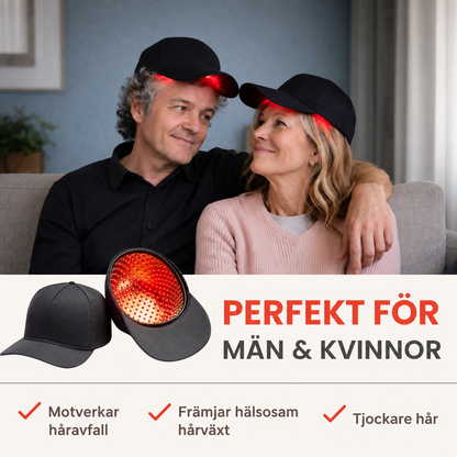 Rødljus-Kepsen® | Laserterapi til hårbund og vækst⁠