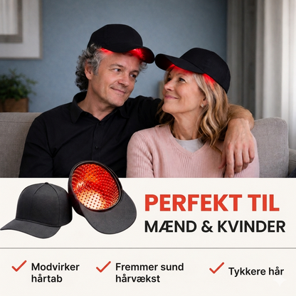 Rødljus-Kepsen® | Laserterapi til hårbund og vækst⁠